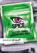 Flyer zum Thema Kraeutermischungen SPICE, SWEET & Co